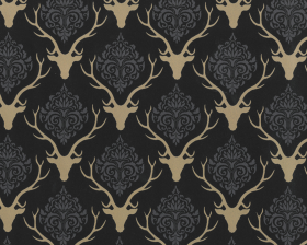 inpakpapier-christmas-deer-black-50cm-0116232.png