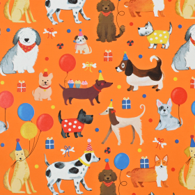 inpakpapier-Party-Dogs-FS-1120-1300-A-50cm-Oranje-0125000.png